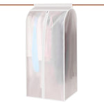 HASTHIP Hanging Garment Bag for Wardrobe Storage with Hook and Loop Closure | 60×50×120 cm PEVA Dust Cover