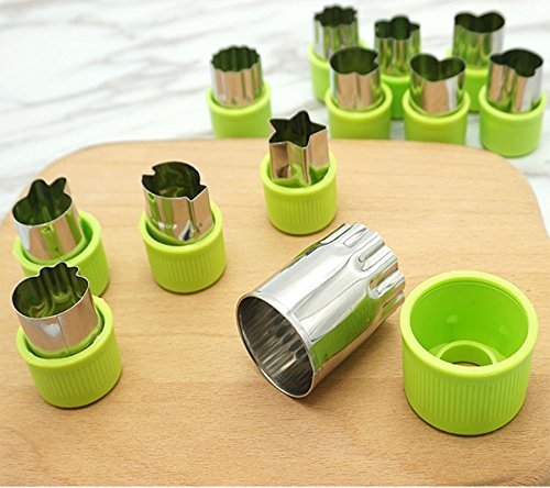 HASTHIP Christmas Cookie Cutters for Holiday Baking with 9 Shapes Stainless Steel Set | Safe for Kids