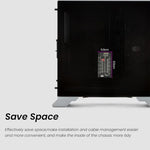 HASTHIP® Concentrador ARGB y PWM de 10 Puertos,Divisor 1 a 10 para Ventiladores 5V 3PIN RGB Direccionable,Hub Adaptador Magnético con Conexión SATA Controlador de Ventiladores PC para