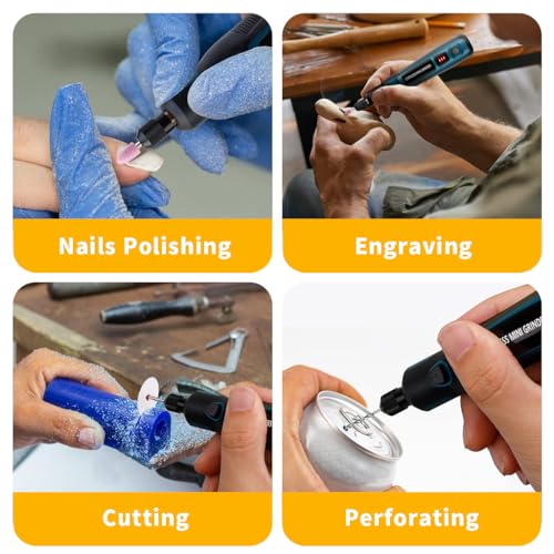HASTHIP® Electric Engraving Pen Kit with 44 Bits Cordless USB