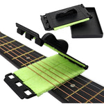 HASTHIP Guitar String Cleaner Pad for Acoustic and Electric Guitars with Double-Sided Pad & Ergonomic Grip Handle | Reusable 1 Pc Maintenance Tool