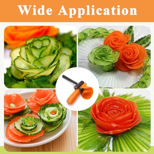 HASTHIP® Peeler for Vegetables and Fruits, Julienne Peeler for Salad- Multipurpose Noodles Shaped Slicer Salad Maker Cutter for Carrot, Cucumber, Radish, Beet, Potato, Fruit, Essential for Salad