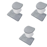 HASTHIP Bathroom Floor Mats Set for Toilet and Bathtub with Memory Foam Comfort | 9PCS Quick-Dry Anti-Slip Design