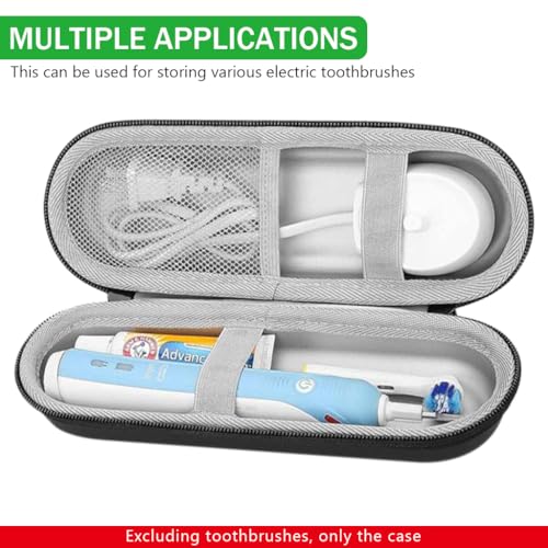 HASTHIP® Estuche rígido de viaje para cepillo de dientes eléctrico compatible con Oral-B Pro 500 300 1500 iO series 7 8 9