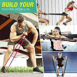 HASTHIP® 3 Pcs Resistance Band Kit for Workout for Men and Women, 2-30kg Resistance and Pull up Band for Chin Ups, Durable TPE Loop Bands Toning Bands for Home Gym Fitness, Gym Equipment