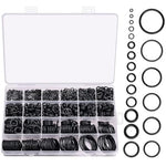 HASTHIP® 950Pcs Metric Rubber O-Ring Assortment Kit, 20 Sizes Nitrile Washer Gaskets Set with Storage Case for Automotive, Plumbing, Hydraulic, Machinery, DIY & Faucet Repair