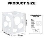 HASTHIP Balloon Sizer for Wedding Balloon Arches with 11 Size Options and Collapsible Box | Event and Home Decor