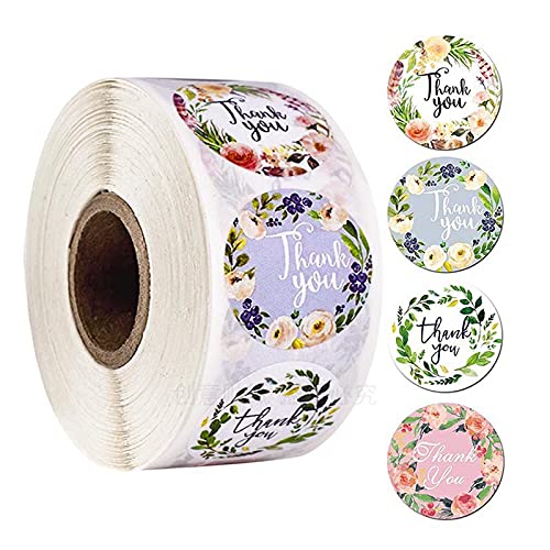HASTHIP Sticker Paper for Scrapbooks and Party Favors featuring 500pcs 1 inch Round Vinyl Labels