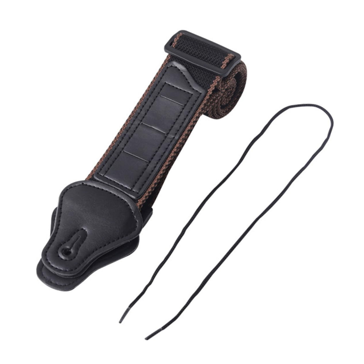 HASTHIP® Correa de Guitarra Ajustable para Guitarra Acústica y Eléctrica,Correa de Cuero con Diseño Retro,Compatible con Bajo y Ukelele Cómoda Duradera para Músicos