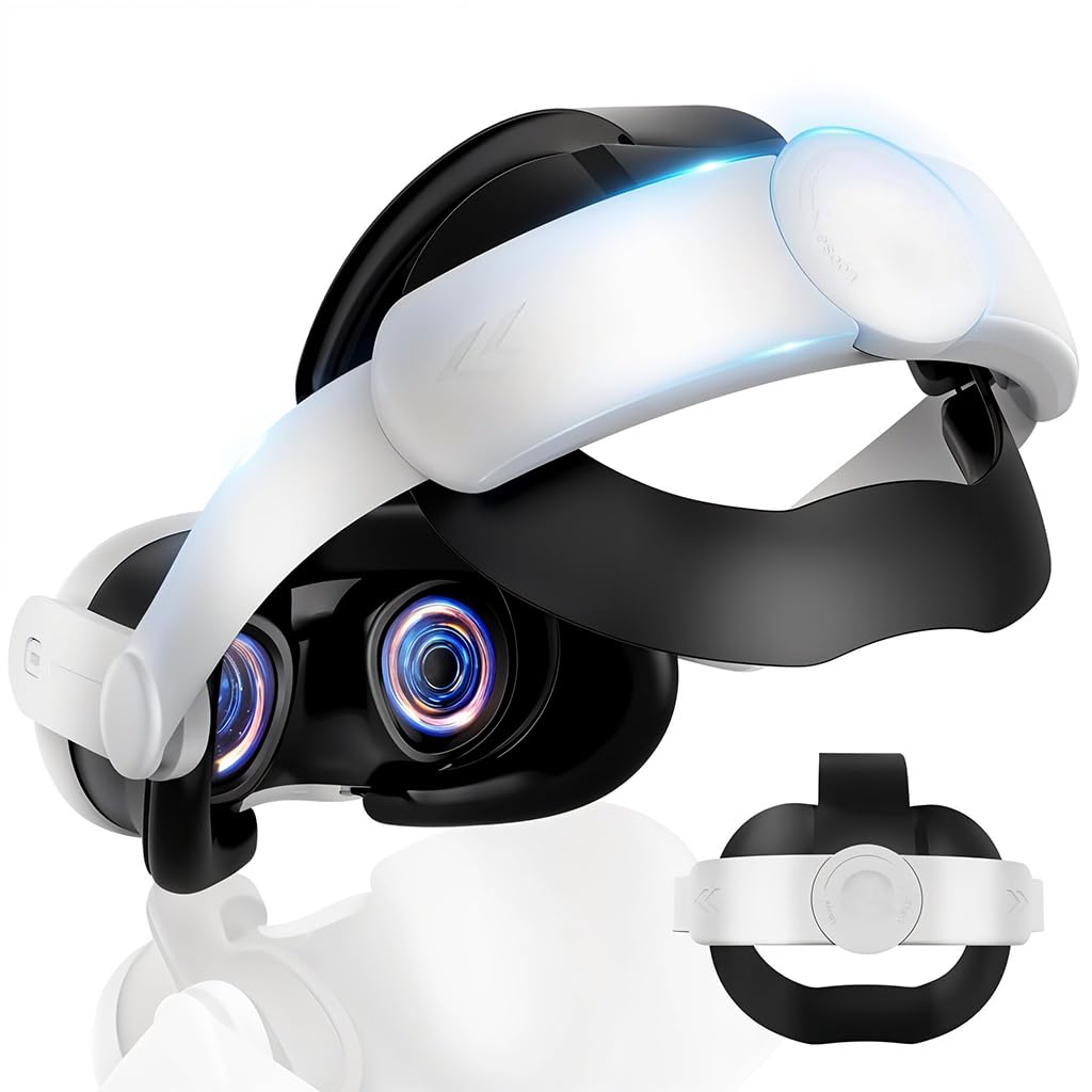 HASTHIP® Correa Elite Ajustable para Meta Quest 3/3S, Reemplazo Ligero y Ergonómico de Alta Durabilidad, Accesorio de Realidad Virtual Compatible (No Incluye Casco VR)