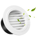 HASTHIP Air Vent for Bathroom and Ceiling Use featuring 150mm Round Design with Fly Screen | ABS Exhaust Cover for Room and Office