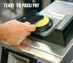 Retractable Keychain with ID Card Holder Retractable Badge Holder, Heavy Duty Carabiner Keychain with 31.5" Retractable Metal Reel Multitool Carabiner Anti-Lost Key Chain Holder