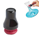 HASTHIP Silicone Bottle Cleaning Brush for Wine Decanters and Vases | Black Interior Wall Cleaner