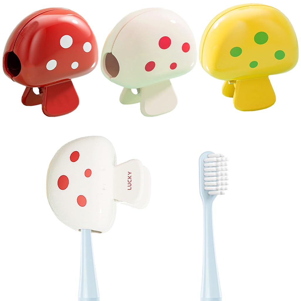 HASTHIP Toothbrush Cover Case for Travel and Home 3 Pack featuring Secure Snap Fit | Hygienic Protection for Adults and Teens