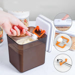 HASTHIP® 1700ml Baby Formula Dispenser with Scoop and Leveller, Foodgrade PP Anti-Leak Milk Powder Dispenser Container, Baby Snack Storage Container for Outdoor Travel Home, BPA Free