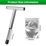 HASTHIP Soil Sampler for Testing Moisture Nutrients and pH featuring 12 in T Handle | Stainless Steel Corer