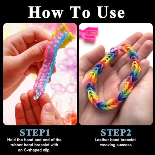 HASTHIP® Rubber Bracelet Connector Hooks 500Pcs