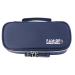 HASTHIP Large Capacity Pencil Case for School with 4 Layer Compartments and Combination Lock | Waterproof Blue Storage Box for Boys and Girls