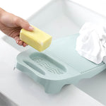 HASTHIP Wash Board for Hand Washing Clothes with Built-In Soap Slot and Non-Slip Grips | ABS Laundry Scrub Pad for Home and Dorm Use