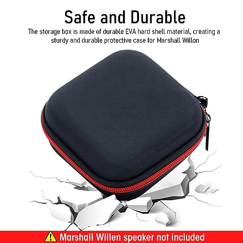 HASTHIP® Carrying Case for Marshall Willen,Portable Carrying Case Cover for Marshall speakers Willen Speaker with Hand Strap Anti-Scratch EVA Carring portable Bluetooth Speaker
