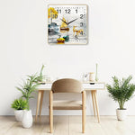HASTHIP Quartz Wall Clock for Home featuring Silent Non Ticking Mechanism 12 inch | Modern Decorative Design