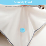 HASTHIP Duvet Clips for Comforter and Quilt featuring One Click Unlock Design | 8pcs Set