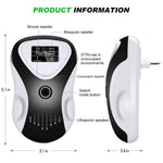 HASTHIP Ultrasonic Animal Repellent Device for Home with LCD Display and Multi Frequency Control