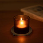 HASTHIP Candle Holders for Home Decor featuring 4.37 in Iron Plates | Elegant Black Stands