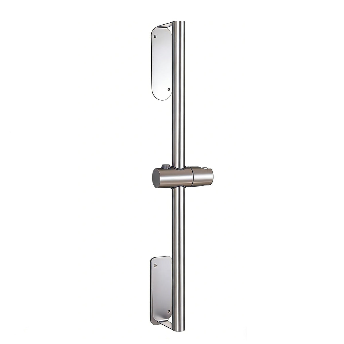 HASTHIP® Barra Deslizante de Ducha de Acero Inoxidable 59cm con Soporte Ajustable Pared y Portador Universal para Cabezal Ducha Mano,Acabado Cromo para Baño Moderno