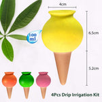 HASTHIP Drip Irrigation Kit for Pots with Porous Ceramic Watering Device 4pcs | Automatic Plant Care
