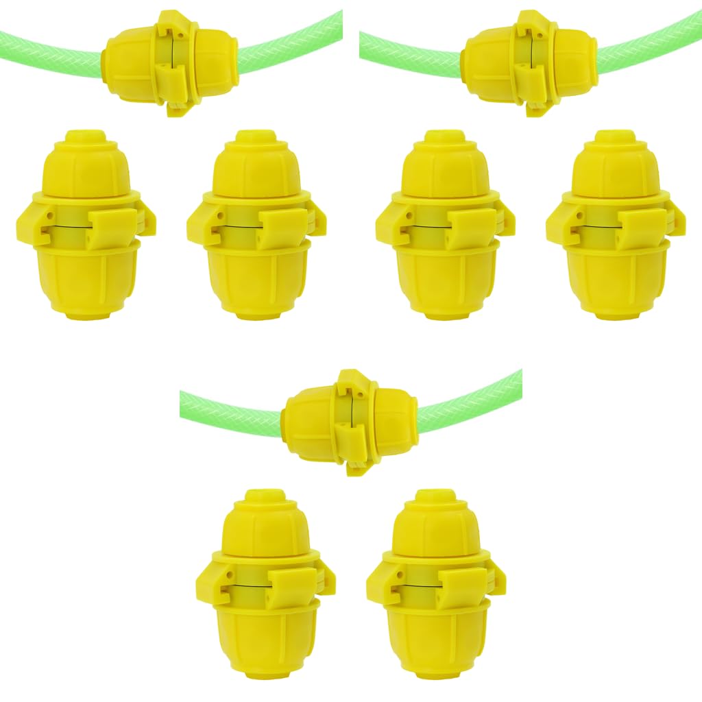 HASTHIP Garden Hose Connectors for 3/4 inch to 1/2 inch Adapter Pipes with Corrosion‑Resistant Plastic | Pack of 2 3PCS