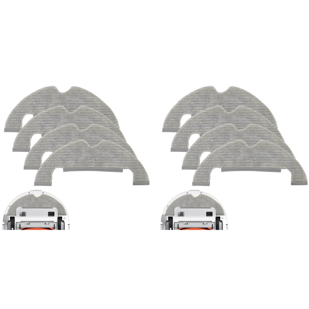 HASTHIP Mopping Cloth for Mi Robot Vacuum Cleaner X10 with Secure Fit | 2PCS Microfiber Wet Dry Use