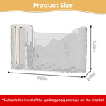 HASTHIP® Trash Bag Dispenser, Trash Bag Holder Wall Mount, Hanging Garbage Bag Dispenser, Trash Bag Roll Holder for Plastic Bags Countertop, Home Decor Under Kitchen Sink Organization