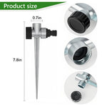 HASTHIP Garden Sprinkler Connectors for Lawn and Plants featuring 7.8 in Adjustable Alloy Stakes
