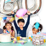 HASTHIP® ZIBUYU 50PCS Cartoon Drawstring Gift Bags for Kids Birthday Party Favors, Goodie Candy Bags, Treat Packaging, Children's Day Supplies, 23x15x6cm
