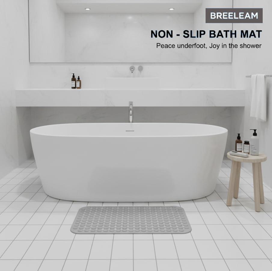 HASTHIP Anti-Slip Bathroom & Kitchen Floor Mat with Suction Cups