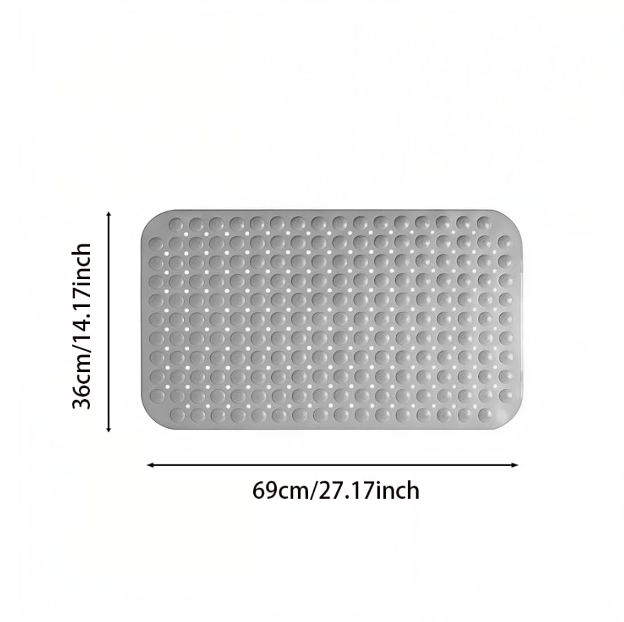 HASTHIP Anti-Slip Bathroom & Kitchen Floor Mat with Suction Cups
