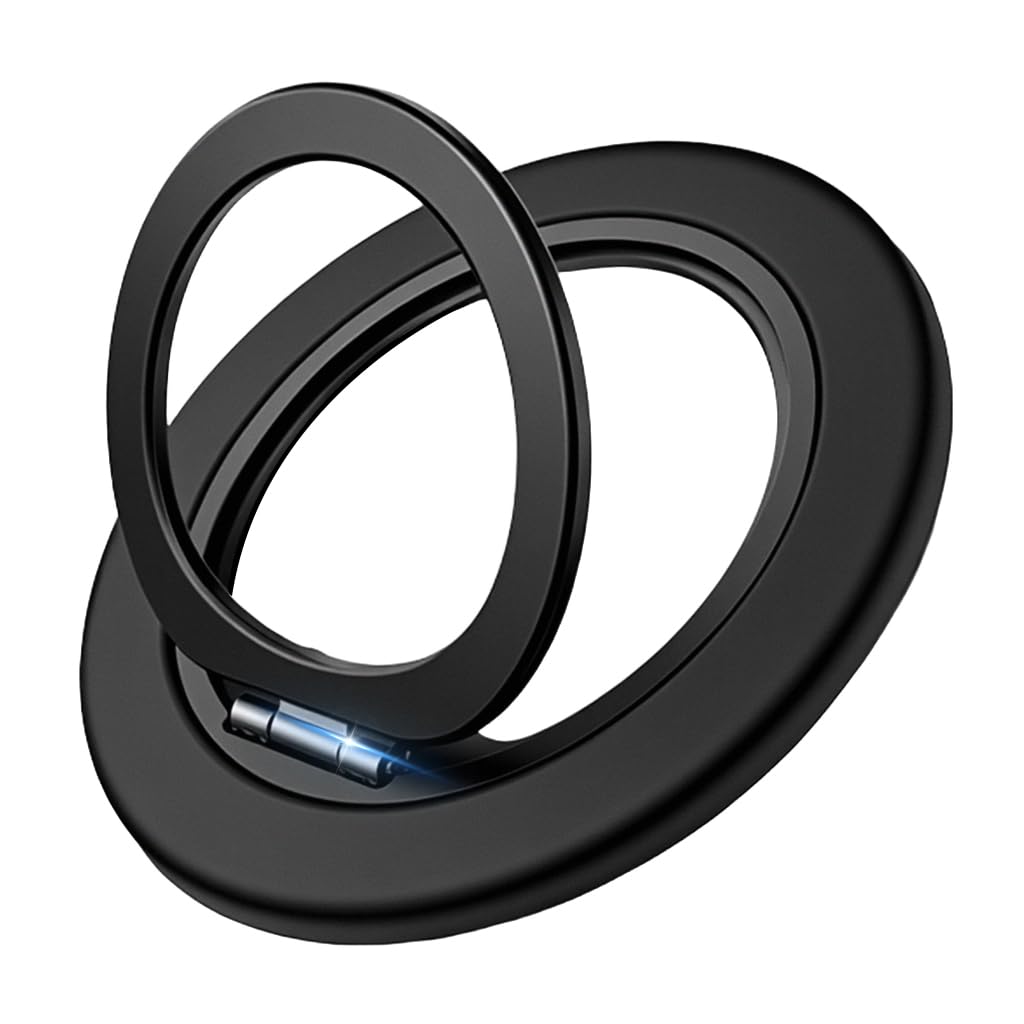 HASTHIP® ZORBES Magnetic Phone Ring Grip 360 ° Swivel Phone Grip Ultra Slim Folding Metal Phone Ring Phone Desk Stand Phone Support