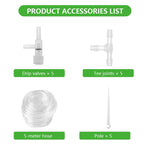 HASTHIP Slow Drip Irrigation Kit for Gardening with 5 Meter Water Pipe & Filter | DIY Setup