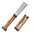 HASTHIP Hand Saw for Wood Craft and Gardening featuring Dual Edge 5.5 in Blade | SK-5 Steel Folding Handle