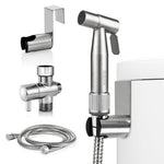 HASTHIP Toilet Sprayer for Hygiene and Cleaning with 4ft Hose | Pressurized Stainless Steel Handheld Rinser