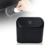 HASTHIP® Car Garbage Can Holder Organizer Storage Box, 2024 New Mini Trash Door Trash Can for Car,