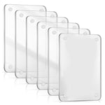 HASTHIP Rectangular Photo Frame for Refrigerator 2.36x3.54 in with Strong Magnetic Hold | Clear Acrylic Pack of 6