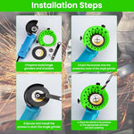 HASTHIP® Drill Bit Sharpener Attachment for Angle Grinder, 20-Groove Tilt System, Universal Sharpening Tool for 2-13mm Drill Bits, Electric Disc Cutter Accessory for DIY & Professional Use