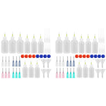 HASTHIP Needle Tip Glue Bottles Set for Craft Projects with 41PCS & Precision Tips | 30ml 50ml 100ml Plastic Squeeze Applicators