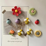 HASTHIP Cartoon Fridge Magnets for Kitchen Decoration with Strong Hold 10 Pack Resin Set