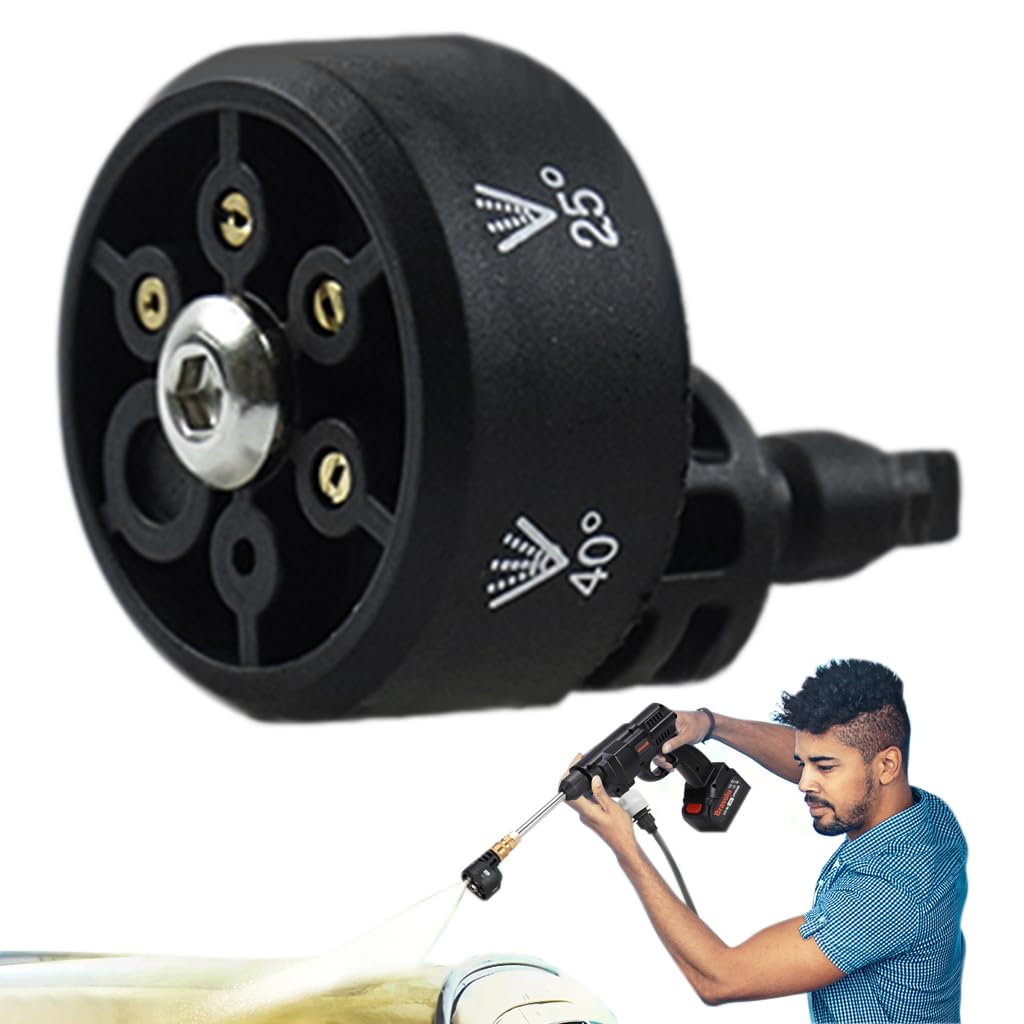 HASTHIP Car Pressure Washer Nozzle for Cleaners with 6 Spray Modes and Rotational Adjustment | ABS Material