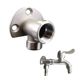 HASTHIP Bathroom Angle Valve Adapter for Wall-Mounted Shower Hose featuring Stainless Steel Design | Converts Flush-Mounted to Exposed System