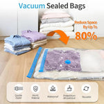 HASTHIP® 3 Jumbo Vacuum Storage Bags for Clothing