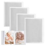 HASTHIP A6 Photo Album for Photos and Cards with 20 Pockets and Clear PP Matte Cover | Pack of 4